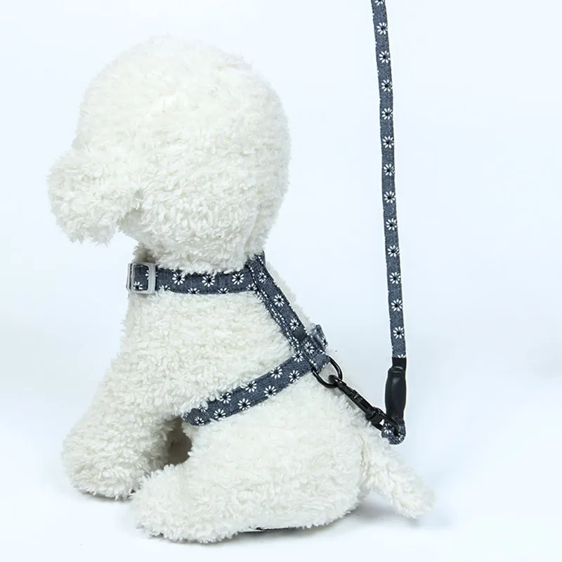 

Pet Traction Rope Chain Vest-style Nylon Collar Traction Rope Chest Strap Small and Medium-sized Dog Walking Clothes Accessories