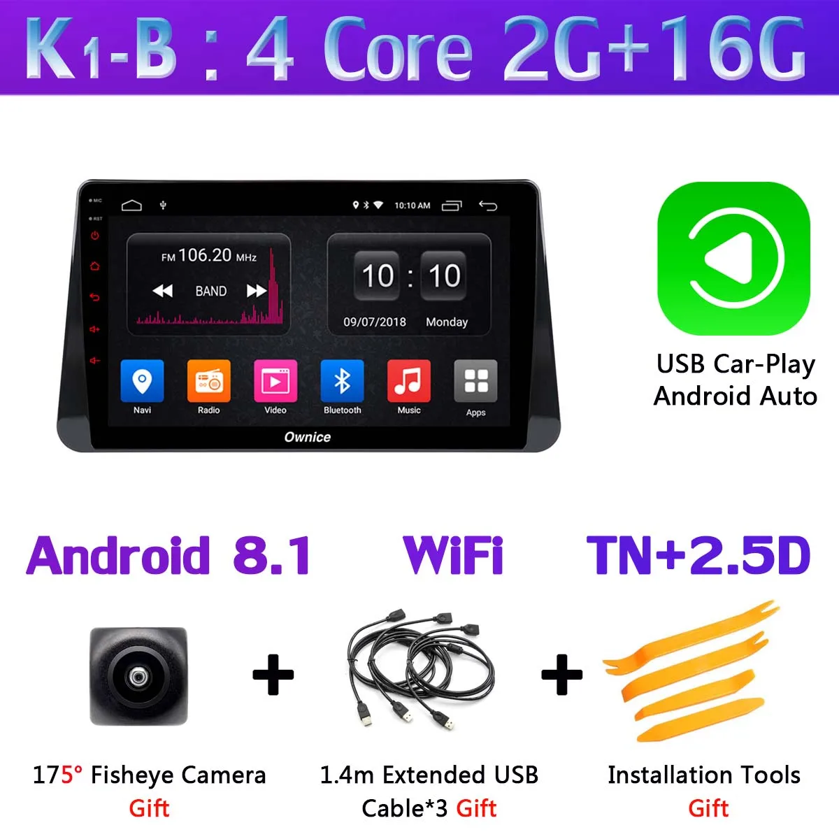K1-B-CarPlay 10," 360°Panoramic Android автомобильный DVD gps навигации автомобиля радио для Nissan ногами CarPlay DSP 4 аппарат не привязан к оператору сотовой связи - Цвет: K1-B-CarPlay