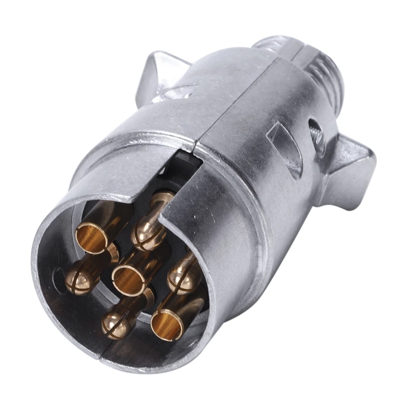 7-контактная вилка прицепа Heavy Duty круглый штифт 7-полюсный разъем проводки 12V