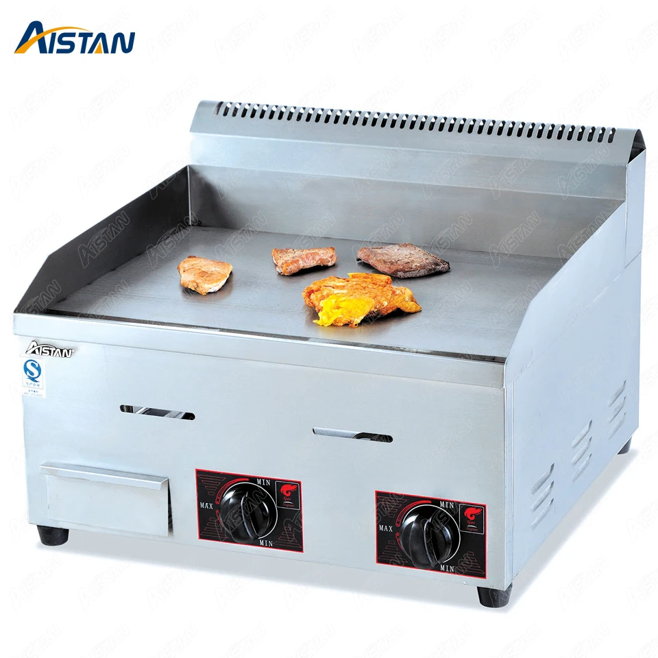 GH718 столешница настольная газовая Коммерческая гриль машина с канавками для