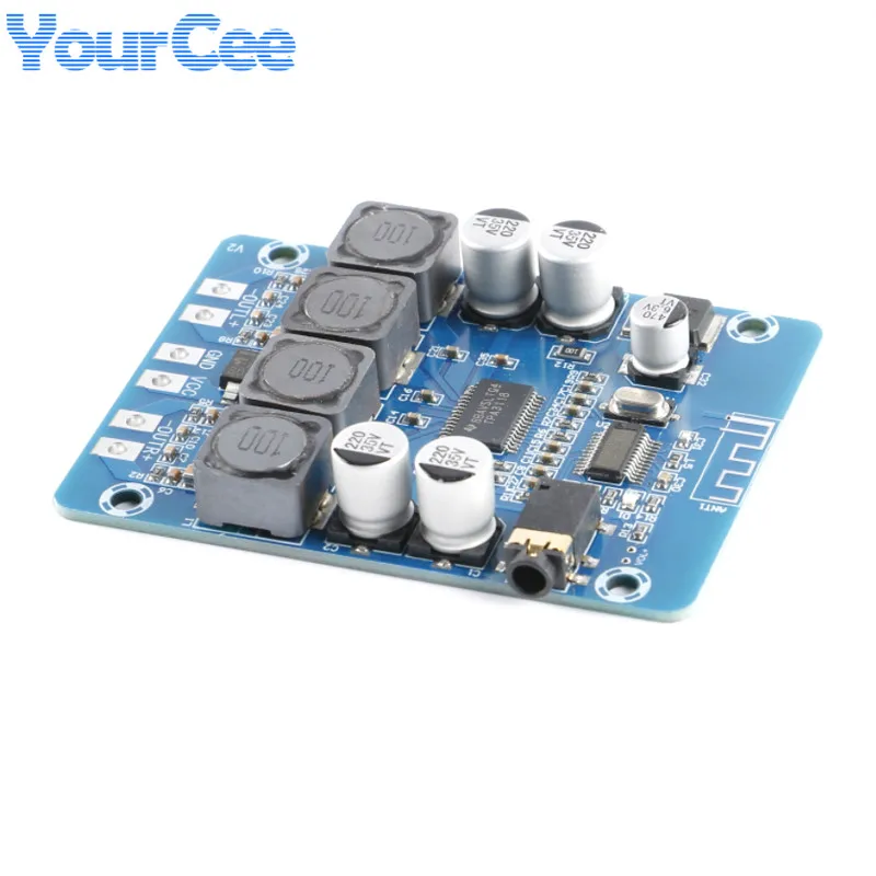 Цифровой усилитель мощности XH-M314 TPA3118, плата модуля 2x45 Вт постоянного тока, стерео аудио усилитель, усилитель для самостоятельной сборки