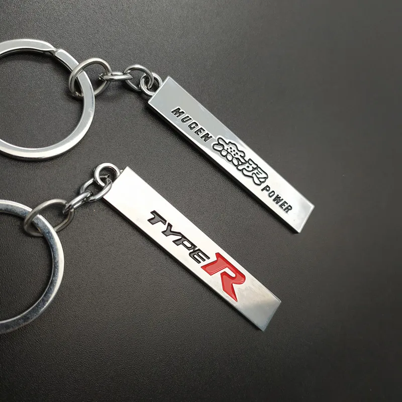 1 шт. новый брелок для ключей из сплава металла Тип R логотип HONDA Стайлинг