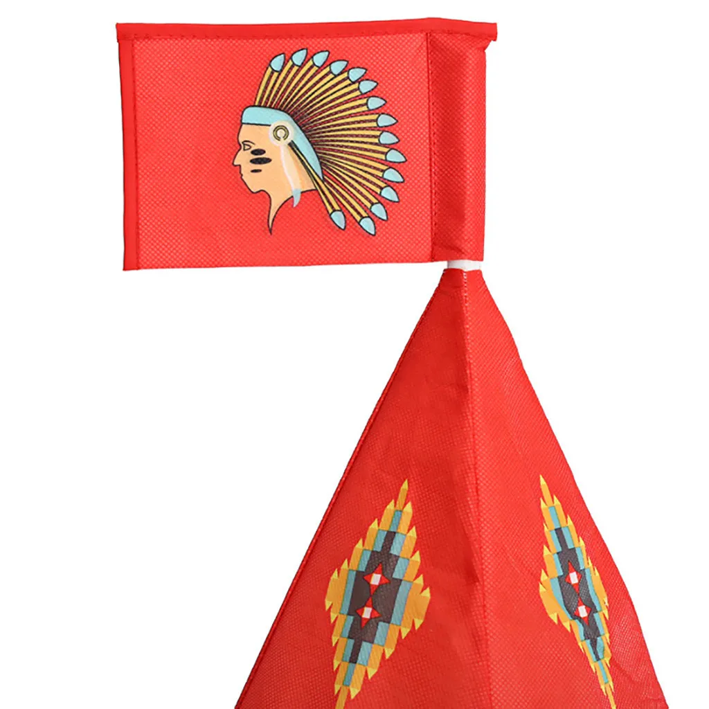 Компьютерная складная палатка для детей в индийском стиле розового и синего