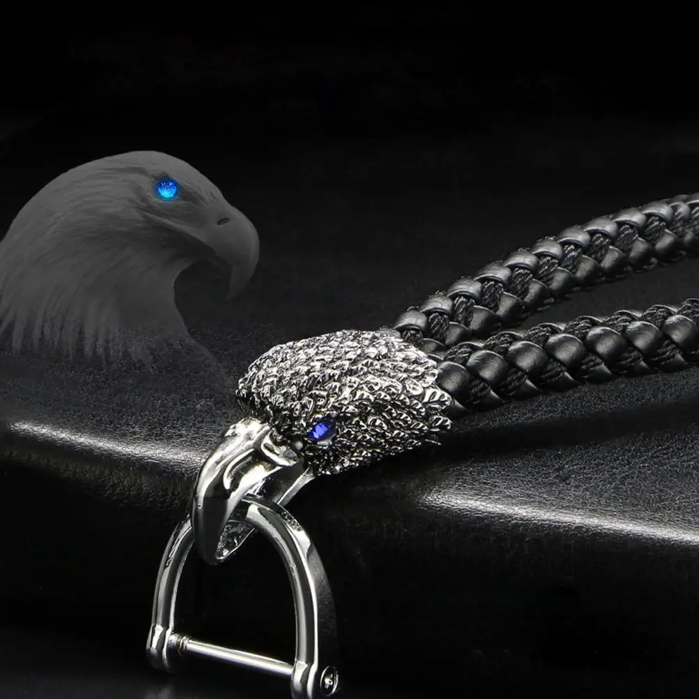 Автомобильный брелок Брелоки кожаный для ключей в виде троса Кожаный на цепочке