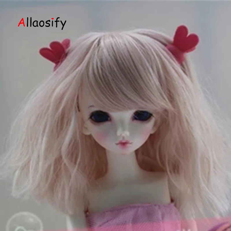 Allaosify Bjd / SD как кукла вьющиеся волосы парик 1 3 4 лет партия/6 высокое Температура