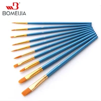 bomeijia 10pcspack paint brushes set painting art brush for acrylic oil watercolor artist professional painting kits
