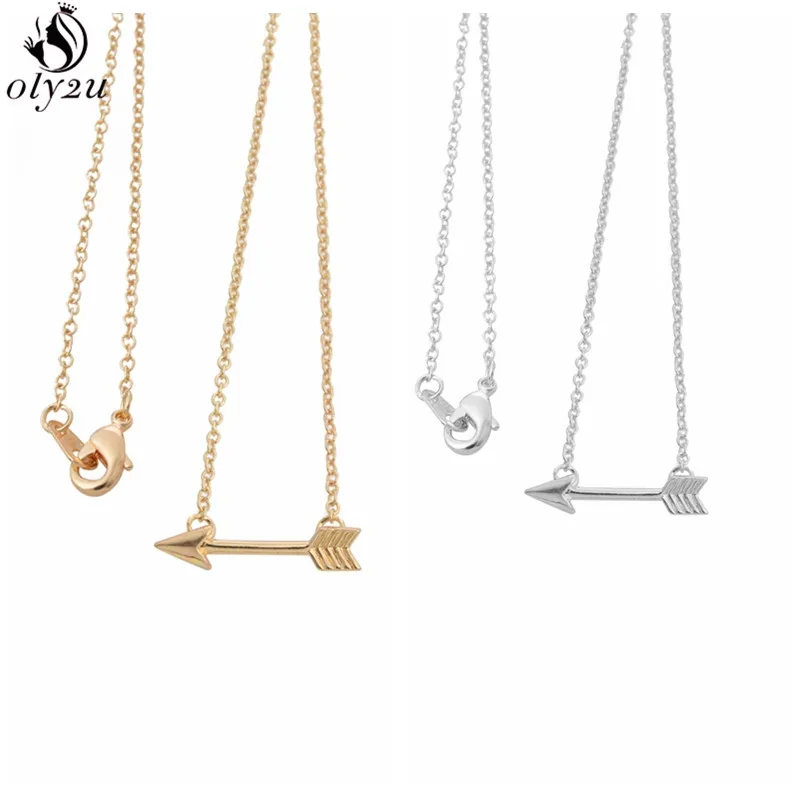 Модное мужское украшение Oly2u ожерелье в стиле панк со стрелками для женщин