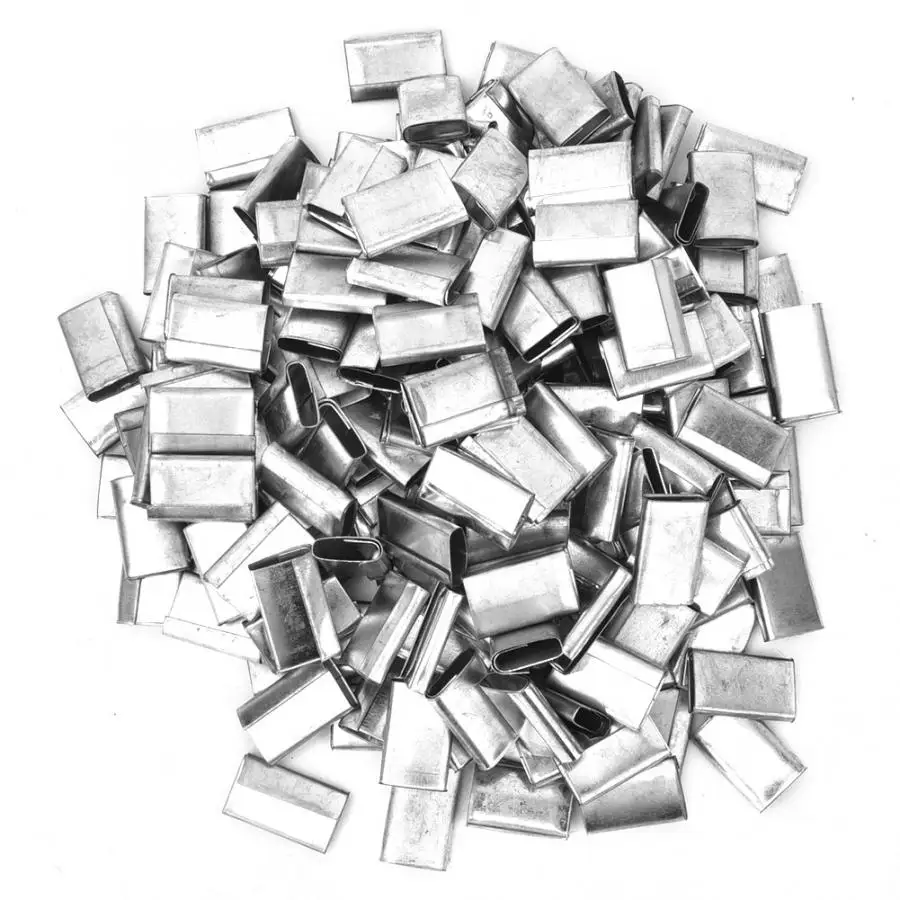 400 шт открытого типа обвязки уплотнения оцинкованное железо для 12-16 мм PP