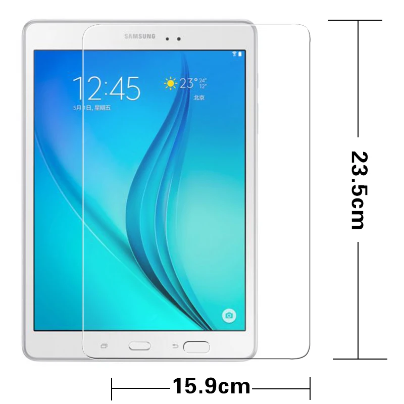 

Premium Anti shatter Tempered Glass film for Samsung Galaxy TAB A T550 T551 T555 9.7" Tablet Screen Protector Scratch proof film