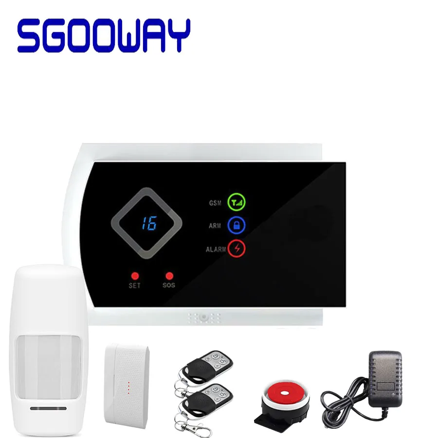 Sgooway Smarts GSM сигнализация s Android IOS APP сигнализация домашняя система безопасности - Цвет: Set  A