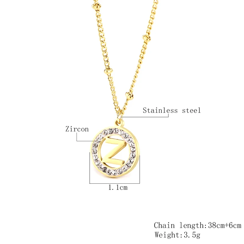 

stainless steel letter necklace steel women fashion necklace best friend gift necklace stainless steel jewelry women necklace
