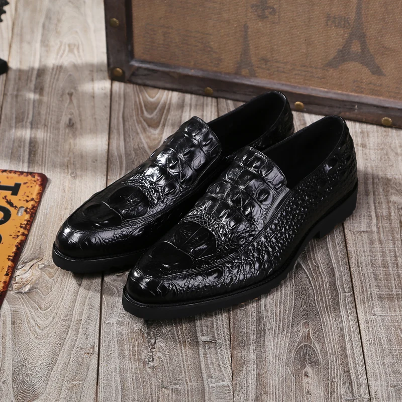 Мужские свадебные модельные туфли повседневные туфли-оксфорды из натуральной