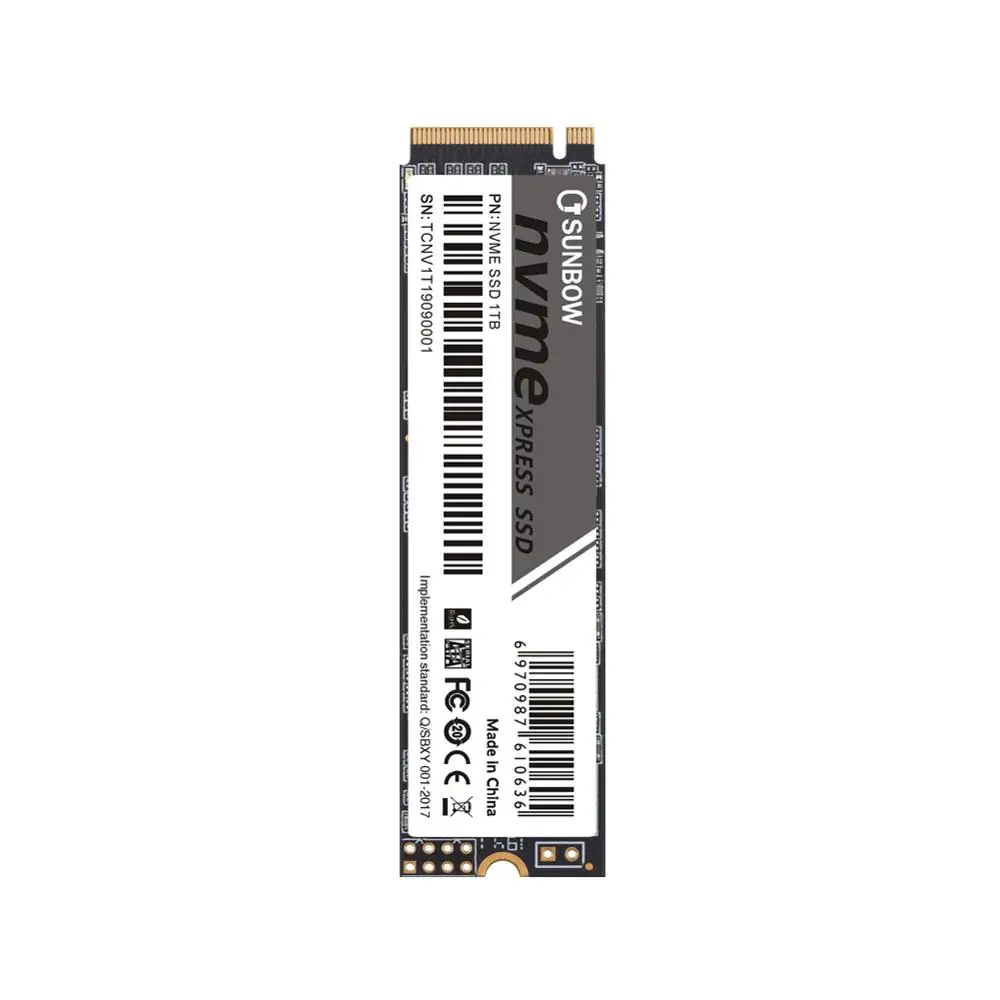 Горячая Распродажа TCSunbow M.2 NVME PCIE SSD 128 256 512 1 ТБ внутренний жесткий диск для ПК с