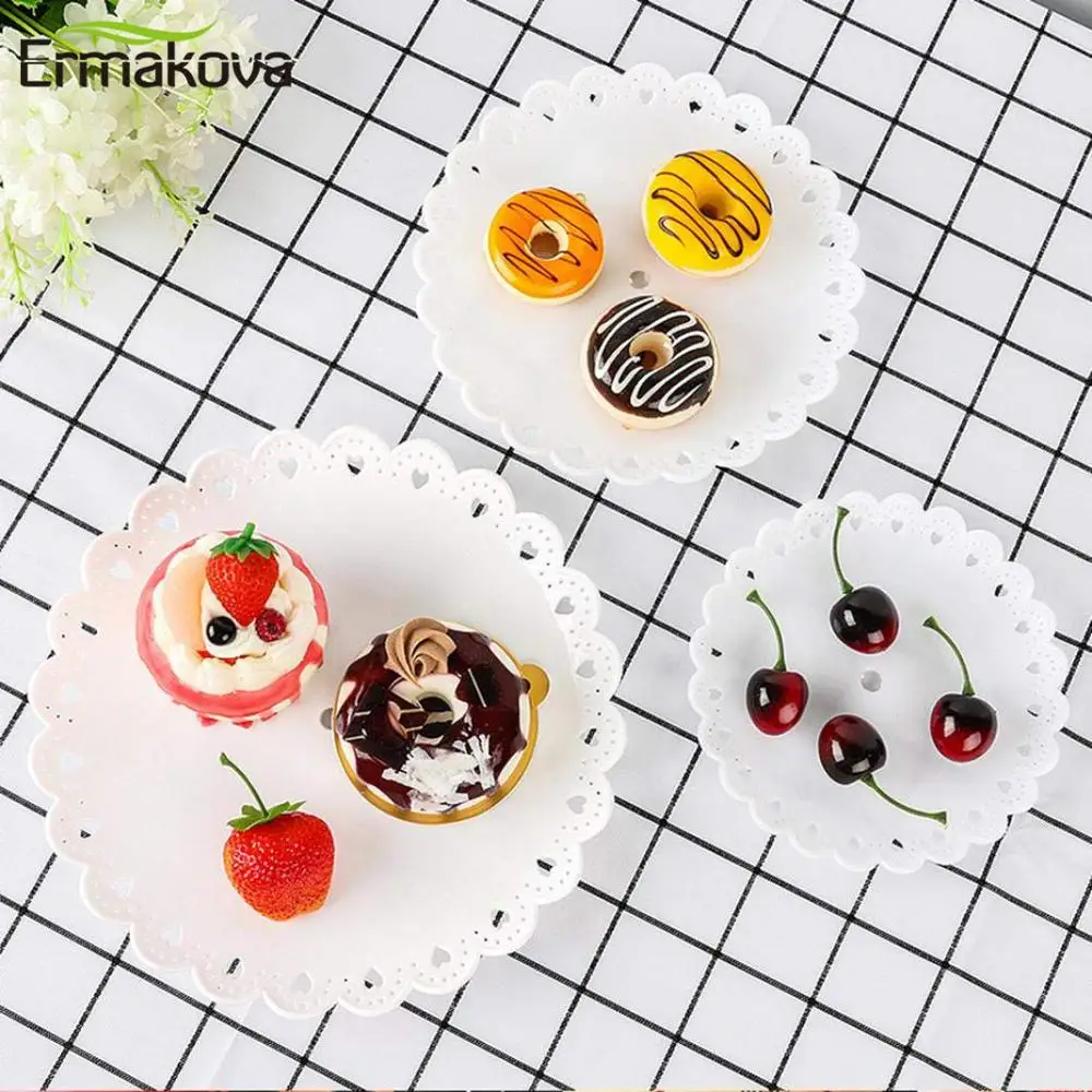 ERMAKOVA 3 Уровня подставка для торта и тарелка фруктов пирожных десерты фрукты