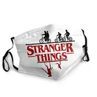 Пылезащитная маска для лица очень странные дела, неодноразовая маска для лица с перевернутым верхом, защитная маска, мужской респиратор, маска для рта