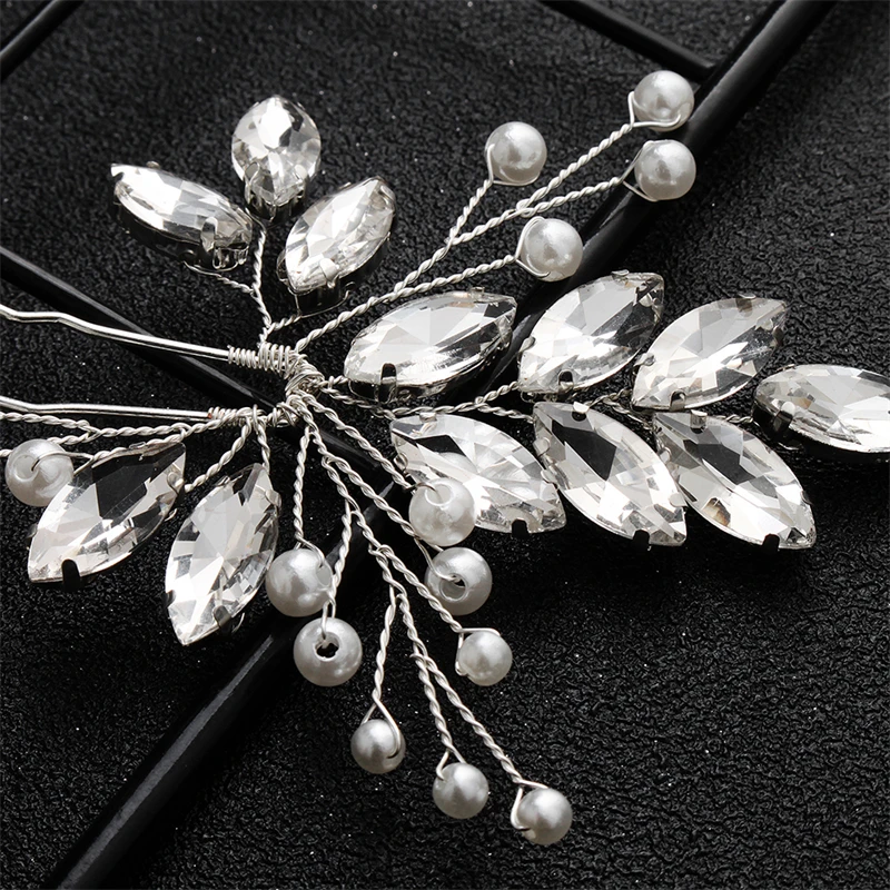 Efily Свадебные украшения с искусственным жемчугом свадебные аксессуары для волос