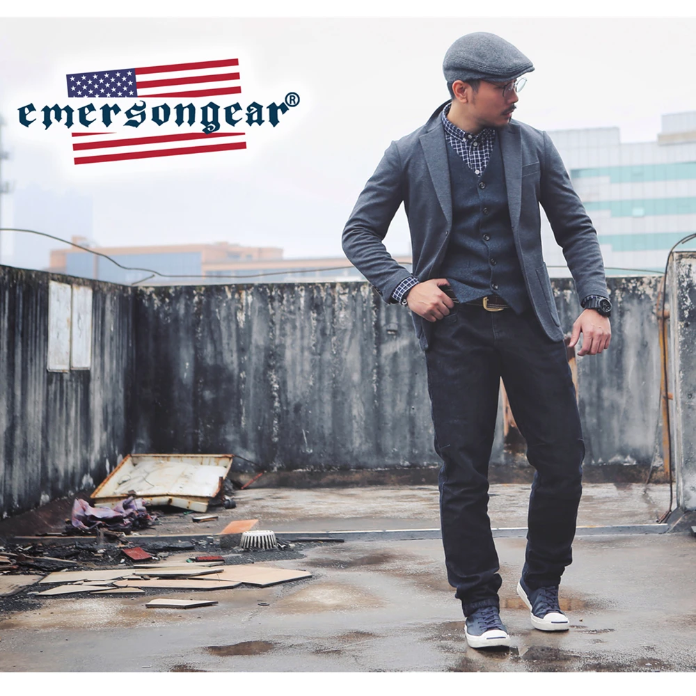 Emersongear Emerson синие джинсы в тактическом стиле растягивающиеся эластичные джинсы джинсовые черные брюки CS Wargame страйкбол брюки