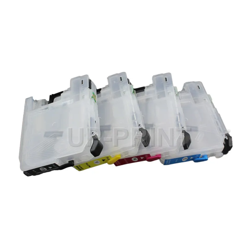 UP 4pcs LC263 refillable ink cartridge for brother DCP-J562DW/MFC-J480DW/MFC-J680DW/MFC-J880DW For Russian | Компьютеры и офис
