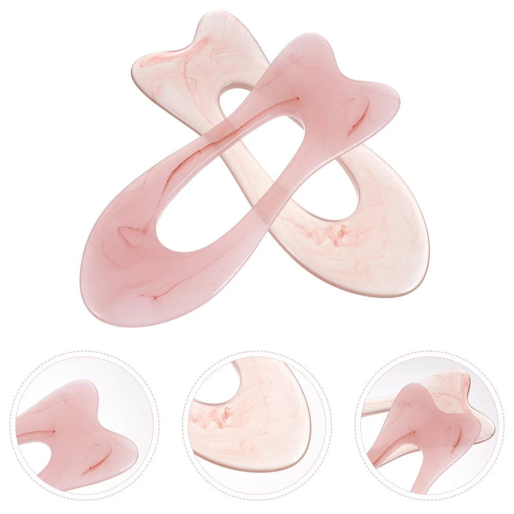 

2Pcs Health Care Therapy Scrape Plates Body Scraping Boards for Home