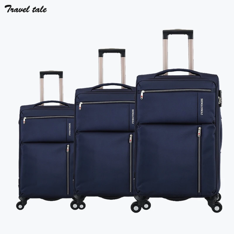 TRAVEL TALE 20 дюймов 24 дюйма 28 Оксфорд сумки на колёсиках Комплект 3 предмета в