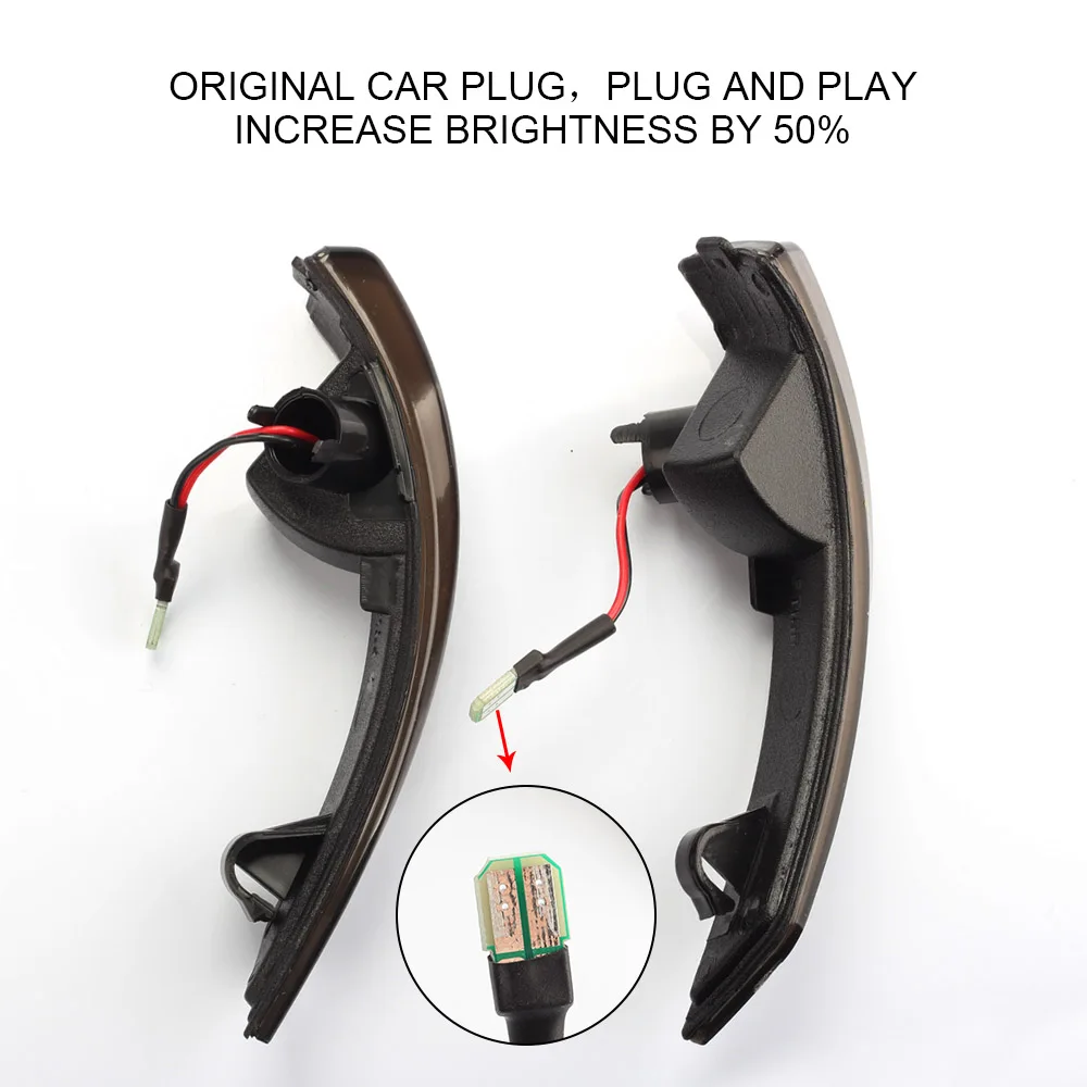 Автомобисветильник поворотный сигнал Dasbecan динамичессветодиодный Светодиодная