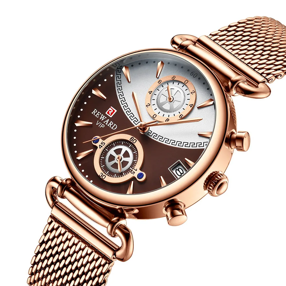 Женские часы 2020 брендовые Роскошные спортивные с хронографом женские под платье