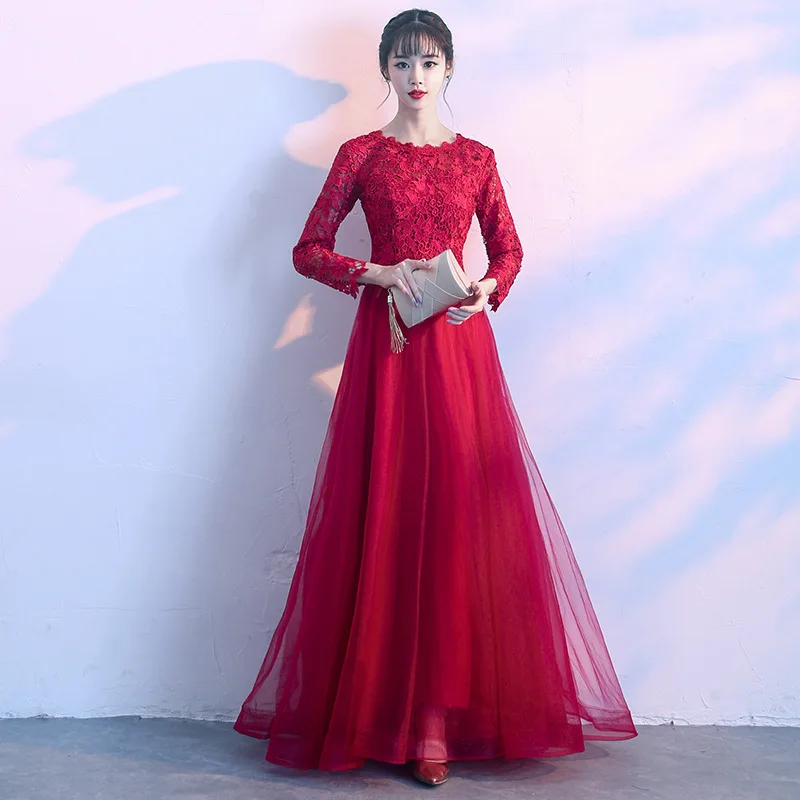Сексуальное Кружевное ажурное женское платье Cheongsam китайское свадебное для