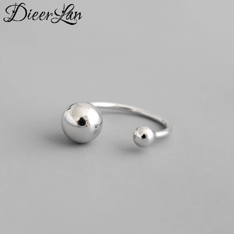 Модные женские кольца с шариком регулируемый размер для девушек ювелирные