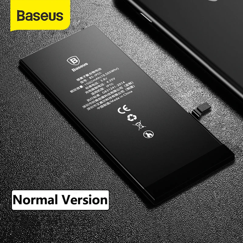 Аккумулятор Baseus для iPhone 5s 6 6s 7 с набором инструментов установки сменные батареи |