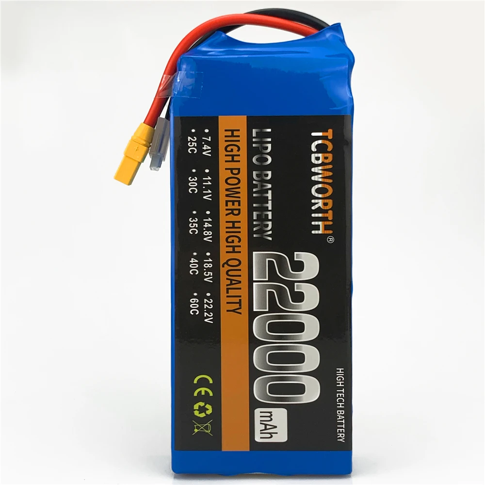 Игрушки с дистанционным управлением LiPo Батарея 4S 14 8 V 10000 мА/ч 12000 16000 22000 25C 35C для РУ