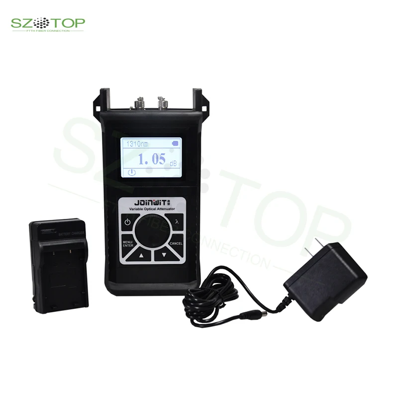 

JW3303 Variable Optical Attenuator Fiber Optic Attenuator 2.5-60DB Digital Display For SM MM Fiber