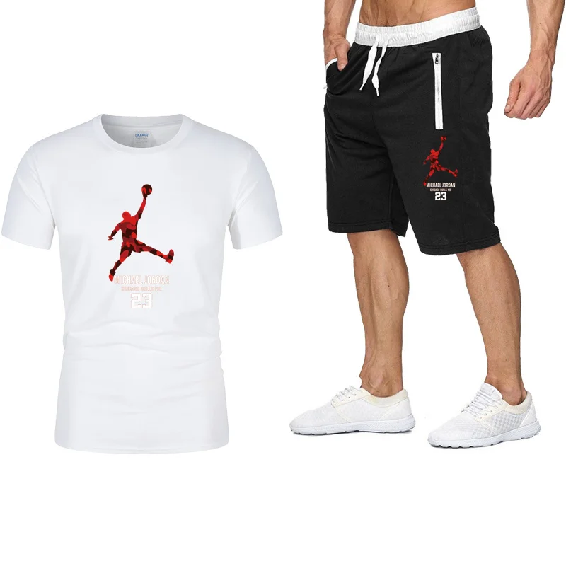 

Conjunto de Camiseta de Verano 2021 para Hombre, 2 Piezas, Traje Deportivo Para Hombre, Baloncesto, Deportes, Fitness, Marca Imp