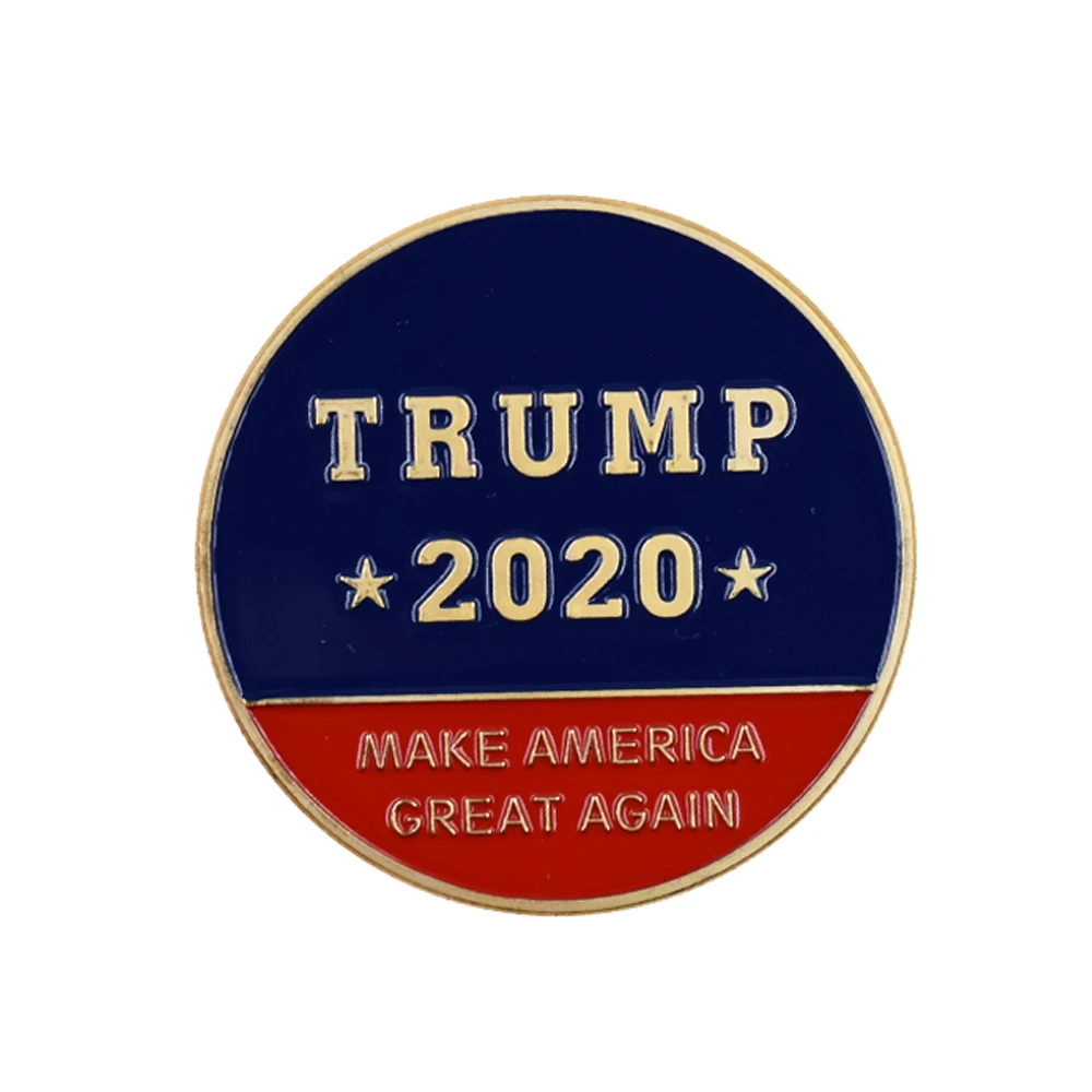 Золотая монета Американский 45-й президент Дональд монеты с изображением Трампа