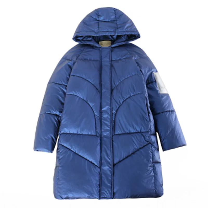 2019 Женское зимнее плотное теплое длинное пальто ветронепроницаемое