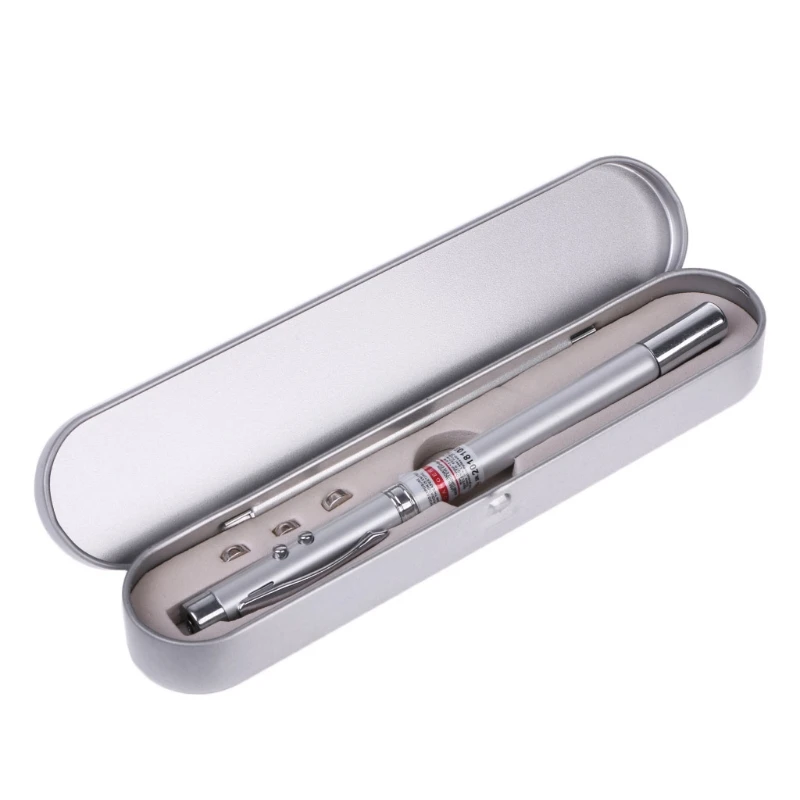 

5 in 1 Power Point Telescopic Red Laser Pointer Pen Teaching Tool Ball LED Light Drop Shipping