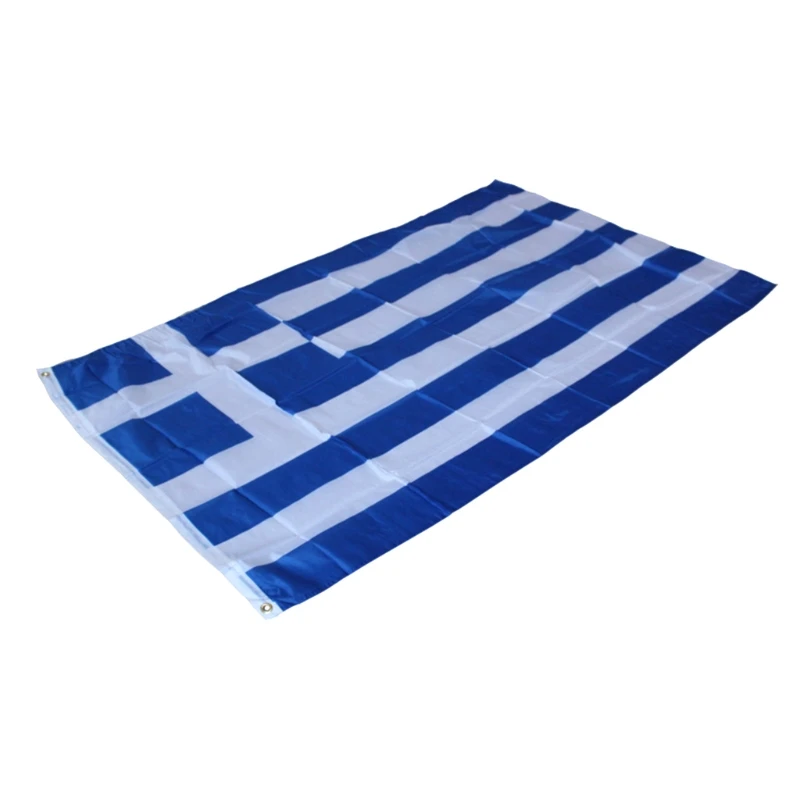 

90Ã—150cm Greek Flag Activity Festival Parade Banner Home Decoration Greece Flags 87HF