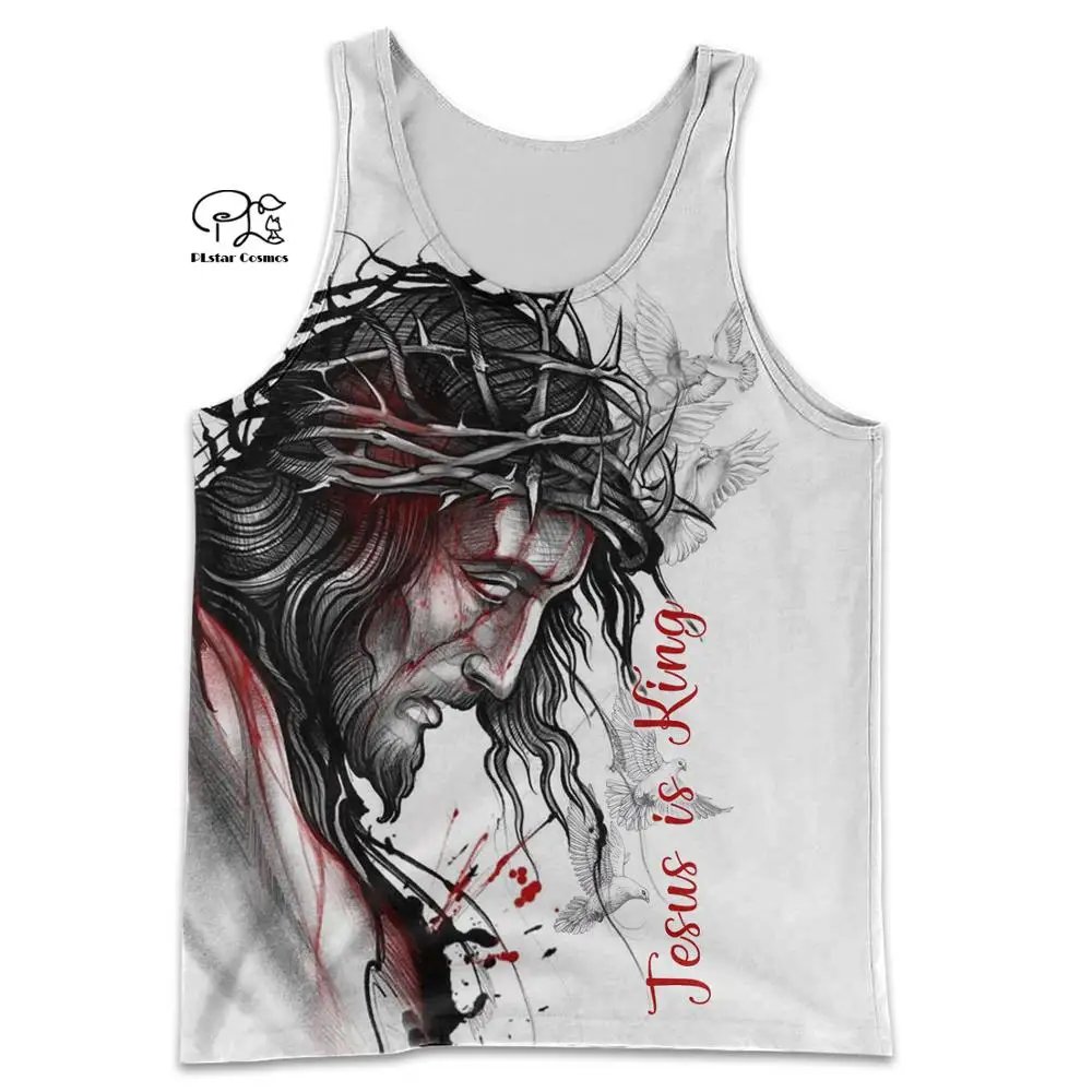 Повседневный забавный жилет унисекс PLstar Cosmos God в стиле ретро с изображением