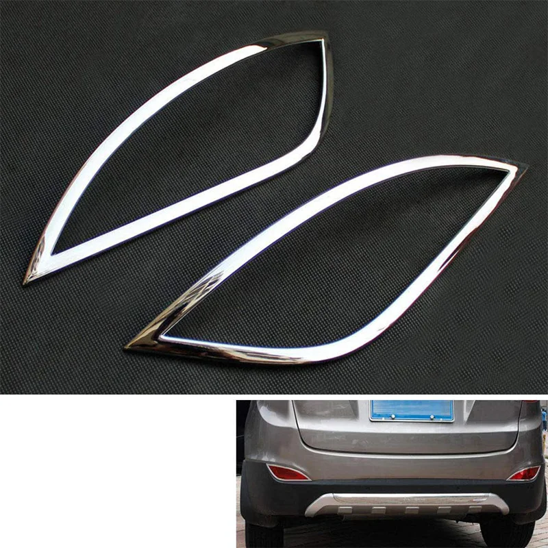 ABS хромированные задние противотуманные фары крышка Накладка для Hyundai Tucson Ix35 2010