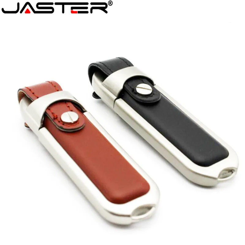 JASTER коричневая/черная кожаная модель usb 2 0 флешка Флешка 4 ГБ 8 16 32 64 Гб карта памяти