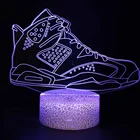 Детская спортивная обувь, ночник, украшение для спальни, подсветка, милая светодиодная подсветка для комнаты, лампа настроения, светодиоды, сказосветильник свет