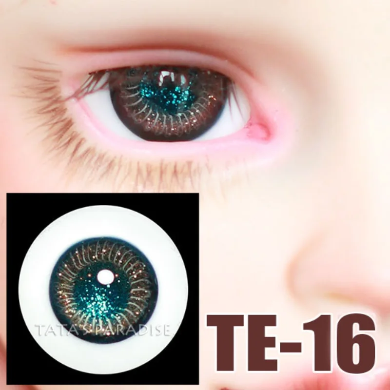 

BJD doll eyes layered striped glass eyeballs aurora 14mm 16mm for 1/3 1/4 1/6 BJD doll Uncle doll SD DD doll accessories TE-16