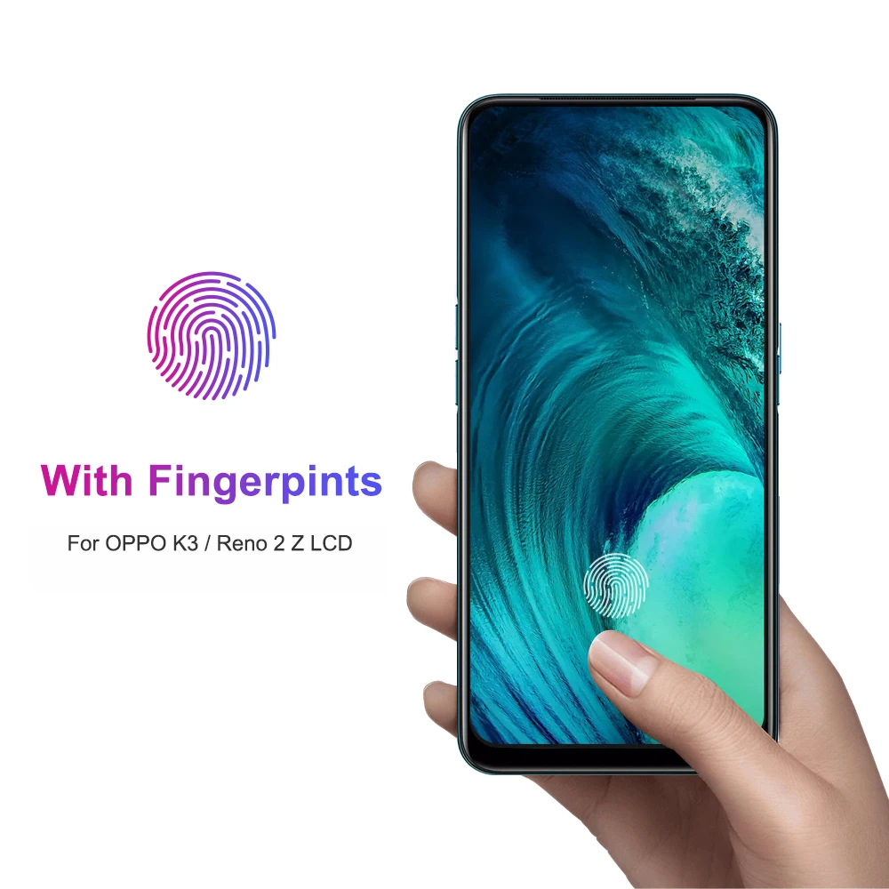 ЖК-дисплей 6 53 дюйма Super AMOLED для Oppo Reno2 Z Reno 2Z 2 сенсорная панель дигитайзер в сборе