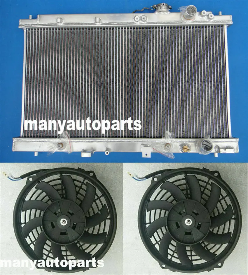 Aluminum Radiator FOR Acura Integra DC2 B18 GSR RS LS 1.8L L4 1994-2001 AT/MT 1995 1996 1997 1998 99 00 01 | Автомобили и