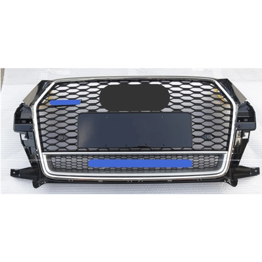

Front Bumper Grill Center Grille for Audi Q3/SQ3 2016 2017 2018 (Refit for RSQ3 Style) car accessories