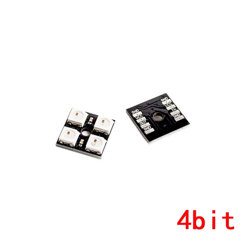 Светодиодный Радужный модуль WS2812 WS2812B WS 2811 5050 RGB 4 8 12 16 каналов 5 В 1 бит 24