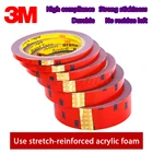 Поролоновая прочная двухсторонняя лента 3 м, самоклеящаяся лента, сверхпрочная Автомобильная специальная наклейка, двухсторонняя водонепроницаемая черная губка для дома