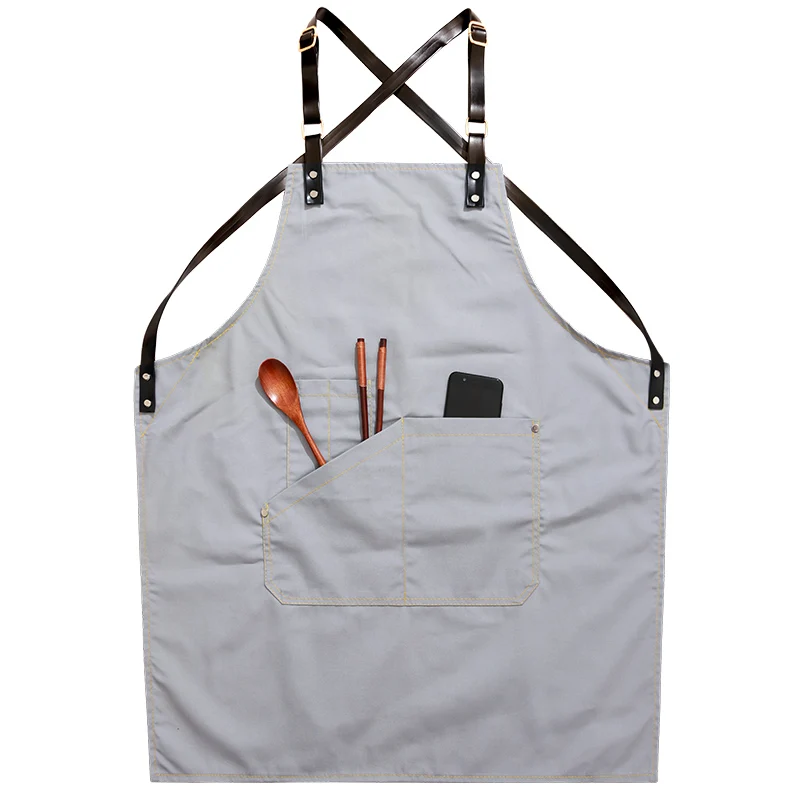 Ковбойский фартук для мужчин и женщин Корейская версия рисунок бариста чаепития