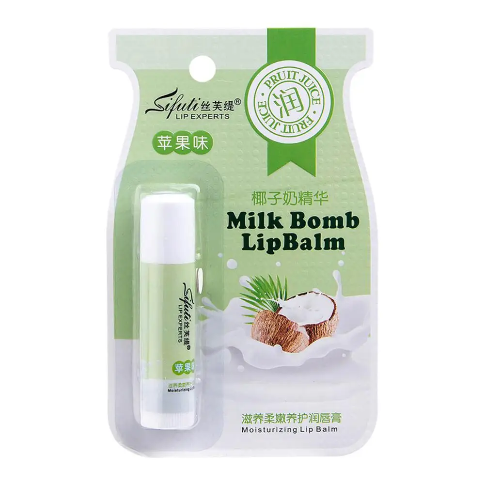 HobbyLane Moisture Lip Balm Coconut Milk Essence Gloss Moisturizing Hydrating Lines Natural Extract Makeup Lipstick |