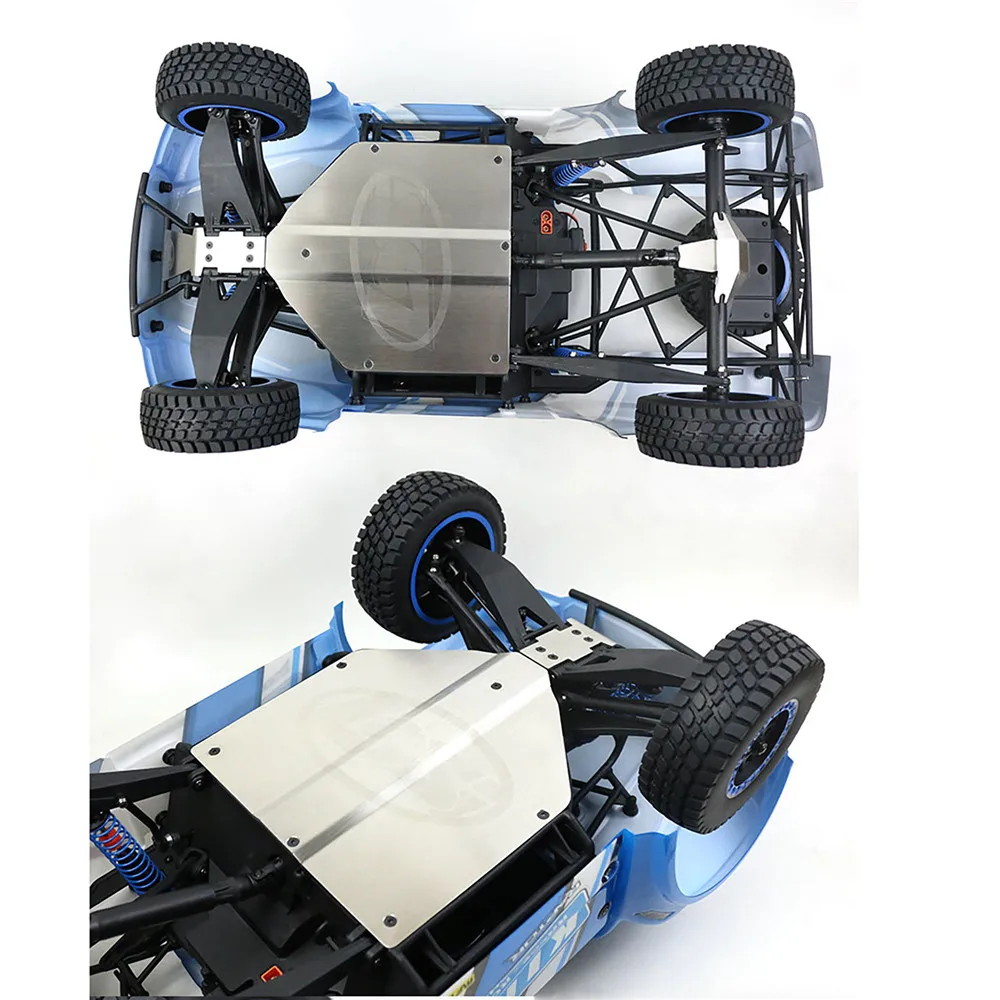 

for LOSI 1/10 BAJA REY V2 RC Car Stainless Steel Anti-collision Guard Plate Chassis Armor