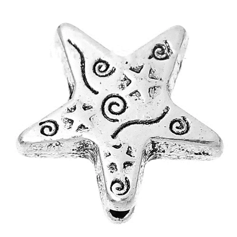 DoreenBeads ручной работы из метала золотого цвета/серебряные разделяющие бусы в виде